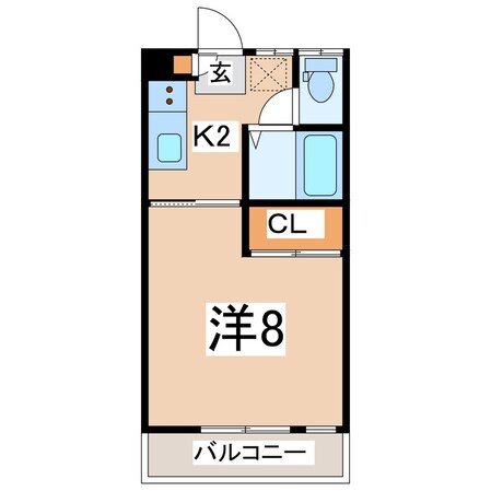 郡山駅 バス19分  疎水事務所下車：停歩1分 2階の物件間取画像